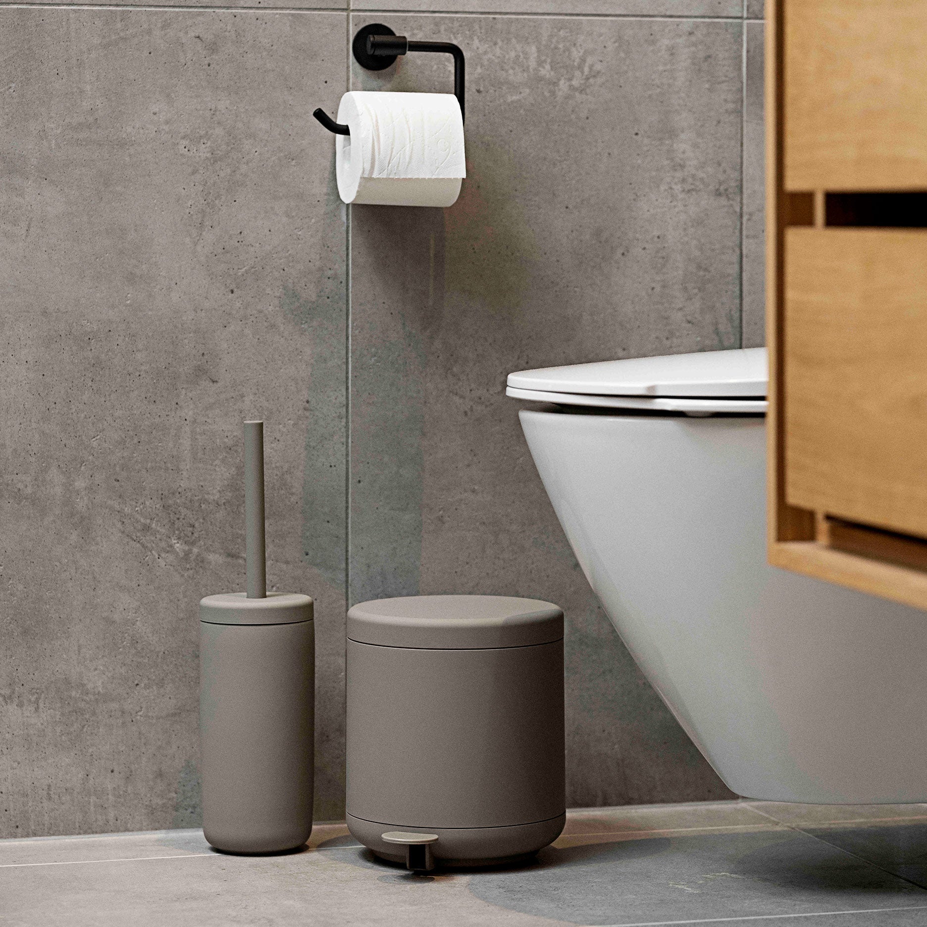 Ume toiletbørste taupe